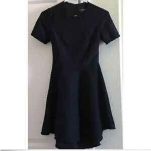 Asos (Petite) Black Fit Flare dress